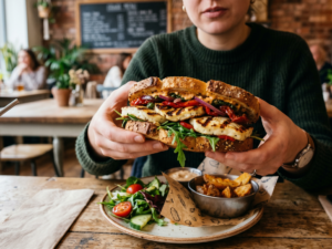 halloumi sandwich